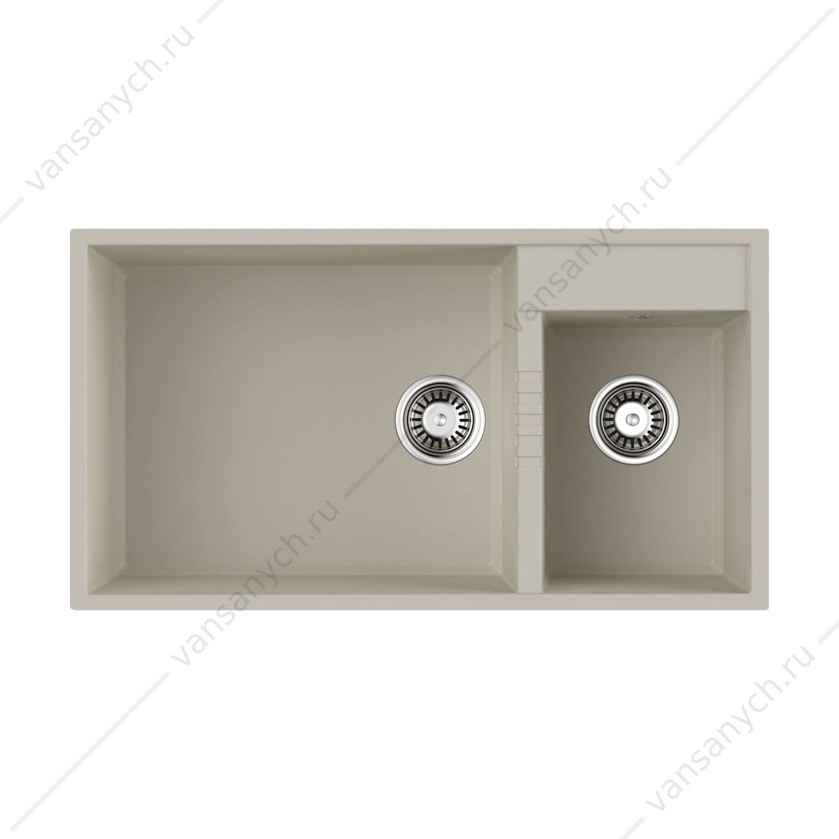 Мойка Omoikiri Tedori 85-2-U-WH Tetogranit/белый