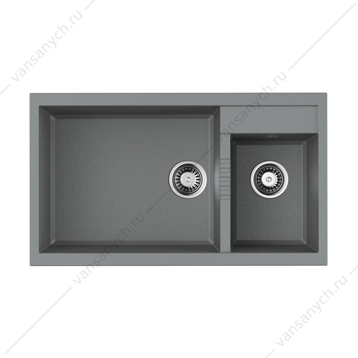 Мойка Omoikiri Tedori 86-2-LB-GR Tetogranit/leningrad grey