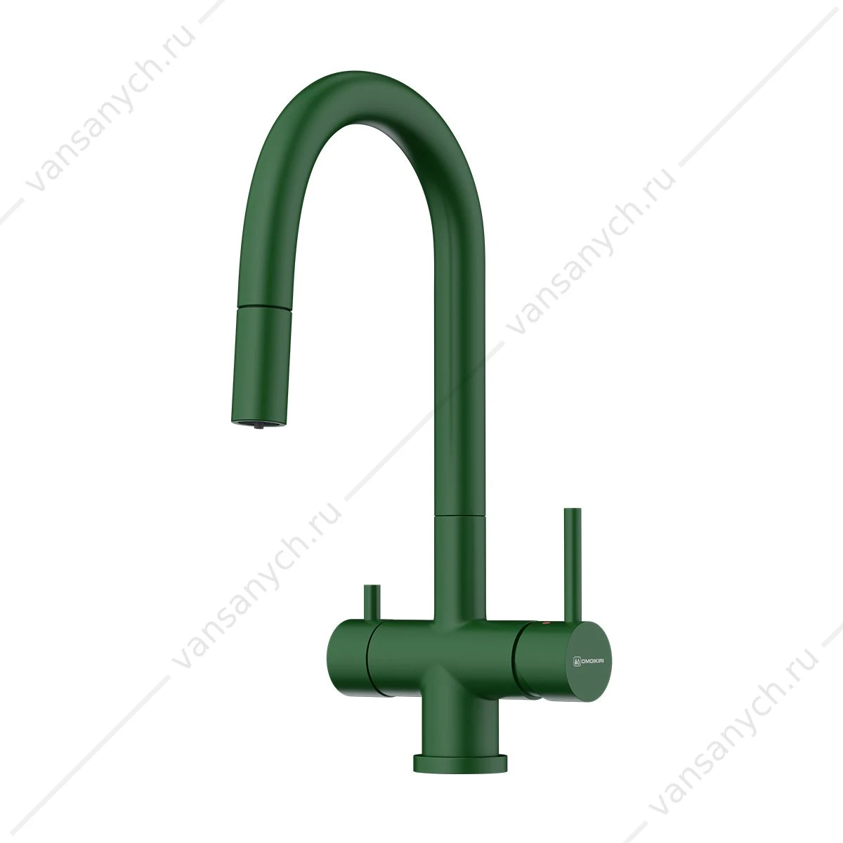 Смеситель для кухни Omoikiri Akita-S-RG латунь/royal green