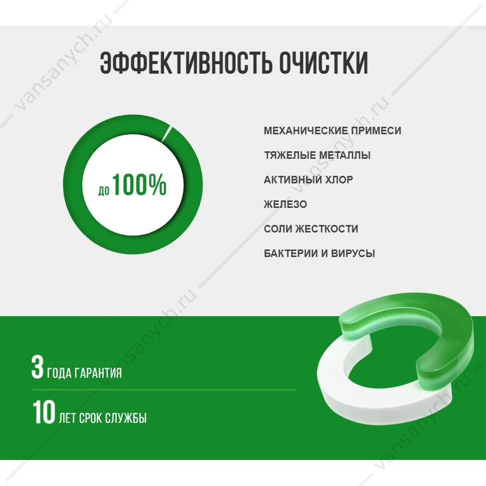 Фильтр для воды мембранный Гейзер Нанотек П нанофильтрация, кран, бак 12 л, 20035