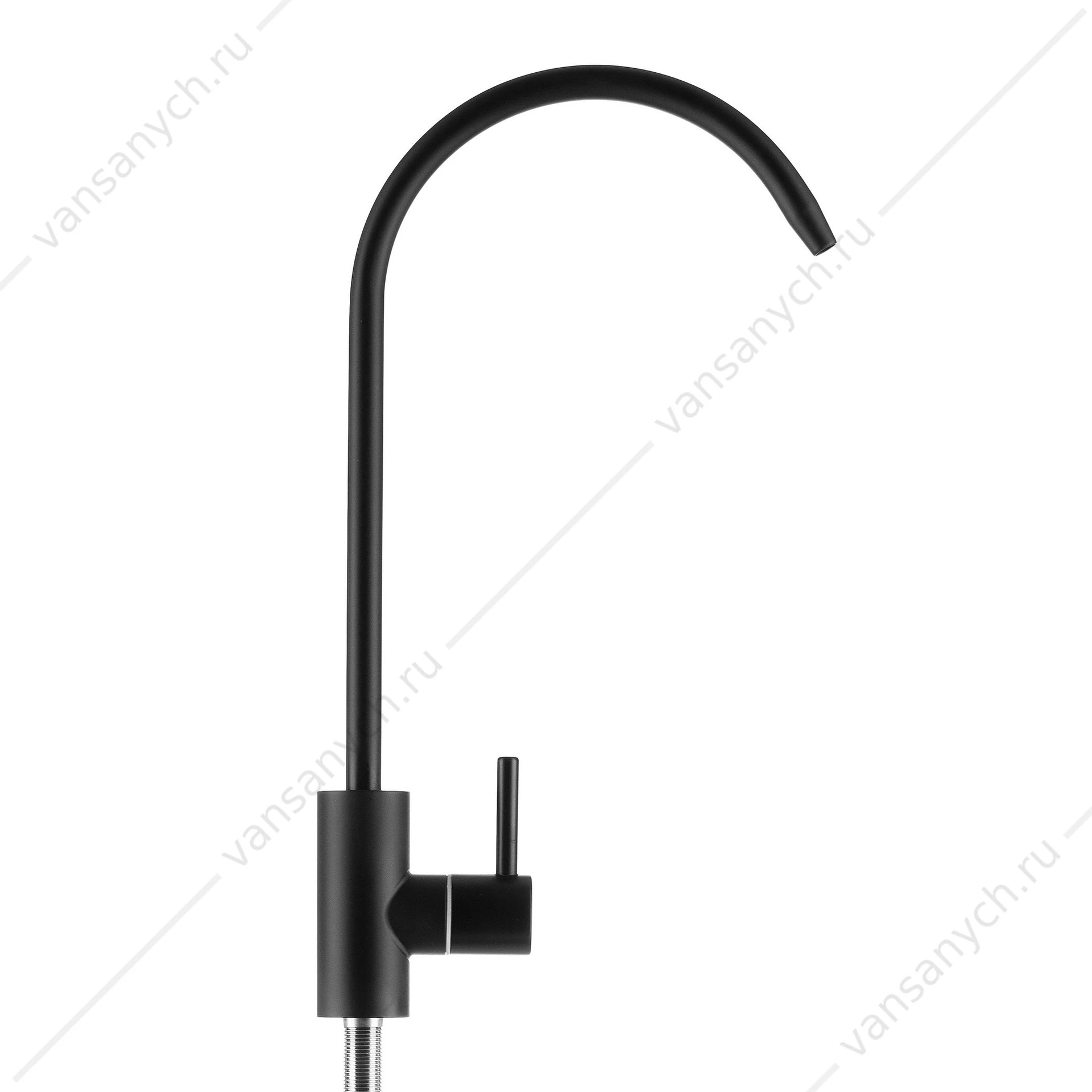 Кран для питьевой воды F0705-B d 25 (черный)