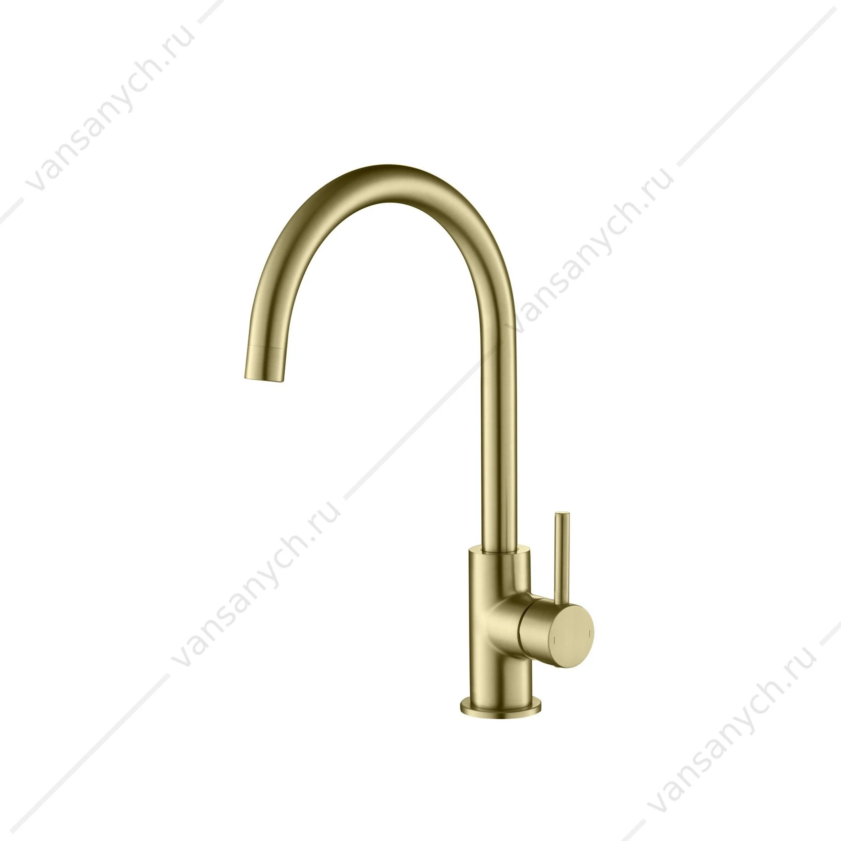 Смеситель для кухни AQUATEK Европа, шлиф.золото AQ1382BG