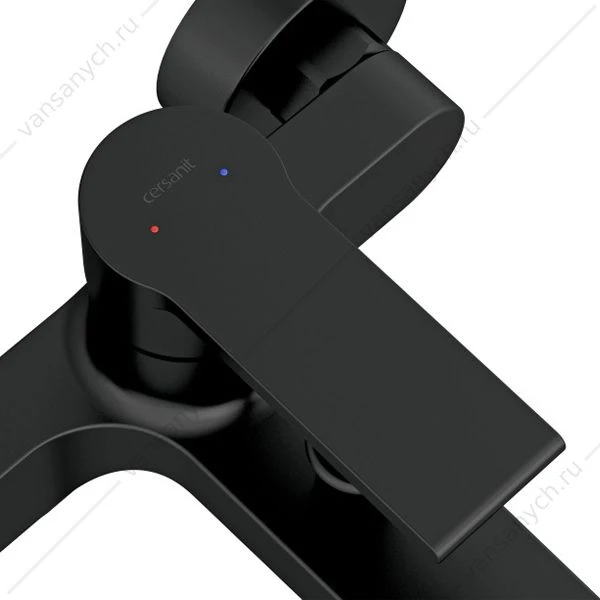 Смеситель для ванны CERSANIT BRASKO BLACK, черный, 63108