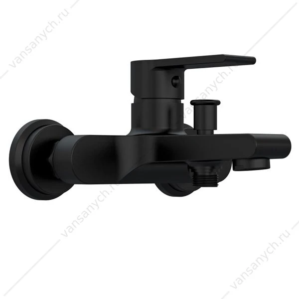 Смеситель для ванны CERSANIT BRASKO BLACK, черный, 63108