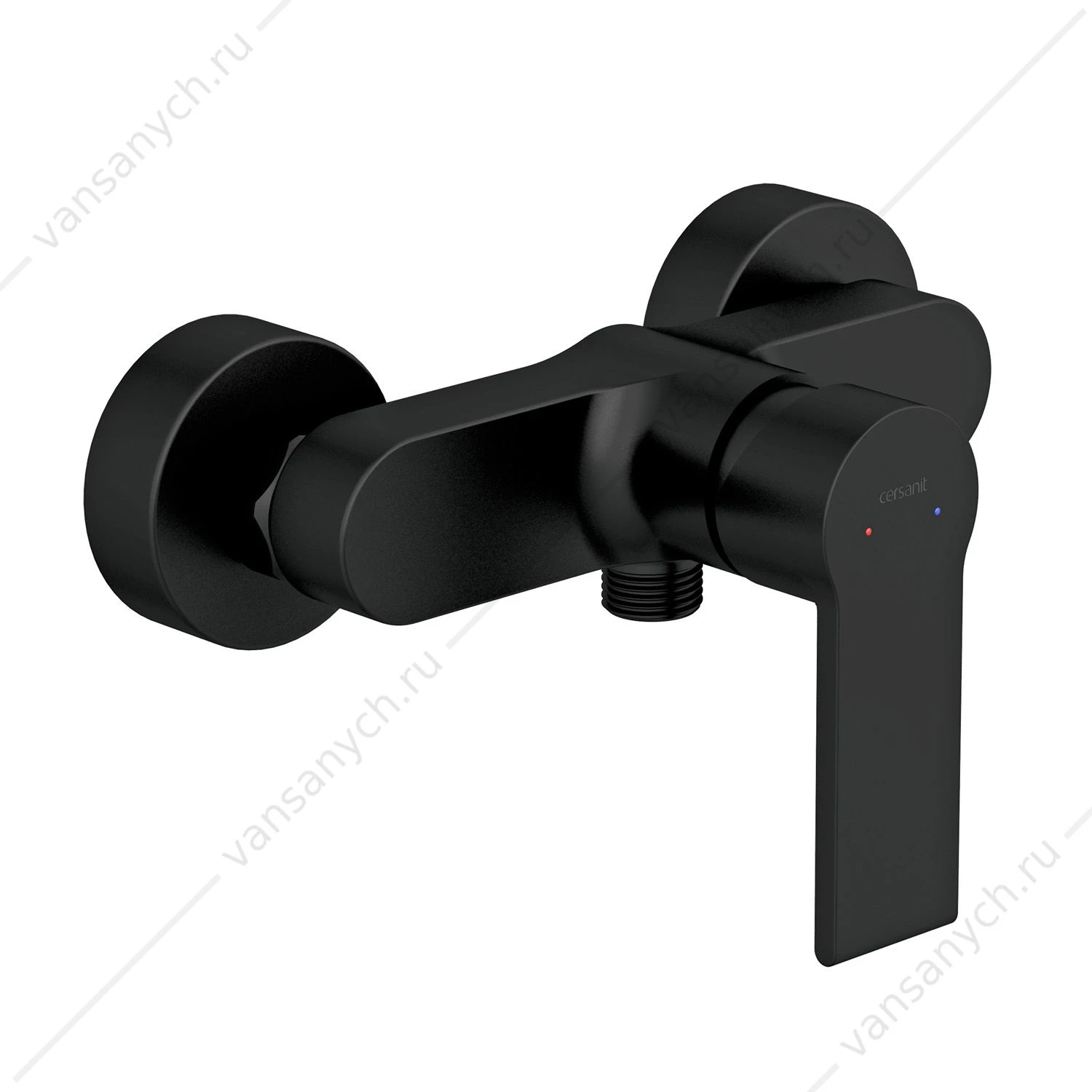 Смеситель для душа CERSANIT BRASKO BLACK, черный, 63109