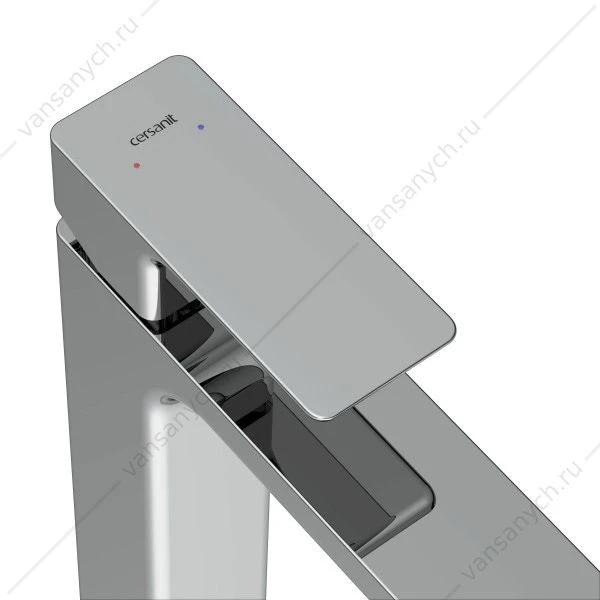 Смеситель для раковины CERSANIT GEO, высокий, сливной гарнитур, 63043