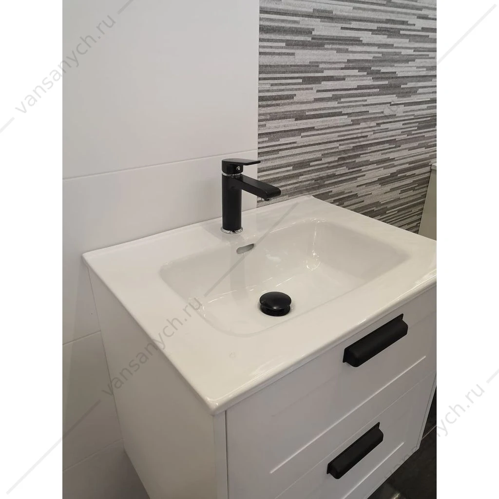 Смеситель для умывальника RavSlezak СOLORADO  черный/хром, CO128.5CMATC