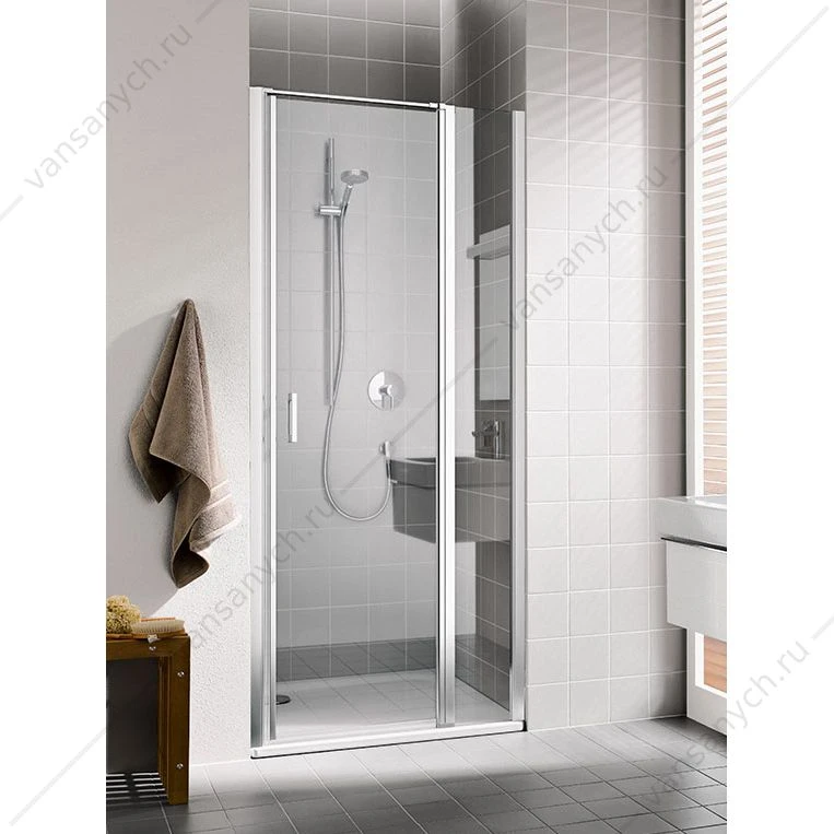Дверь душевая Kermi CADA XS CK 1GL 10020 VPK 1-створ. 960-1010/2000мм , крепл. слева