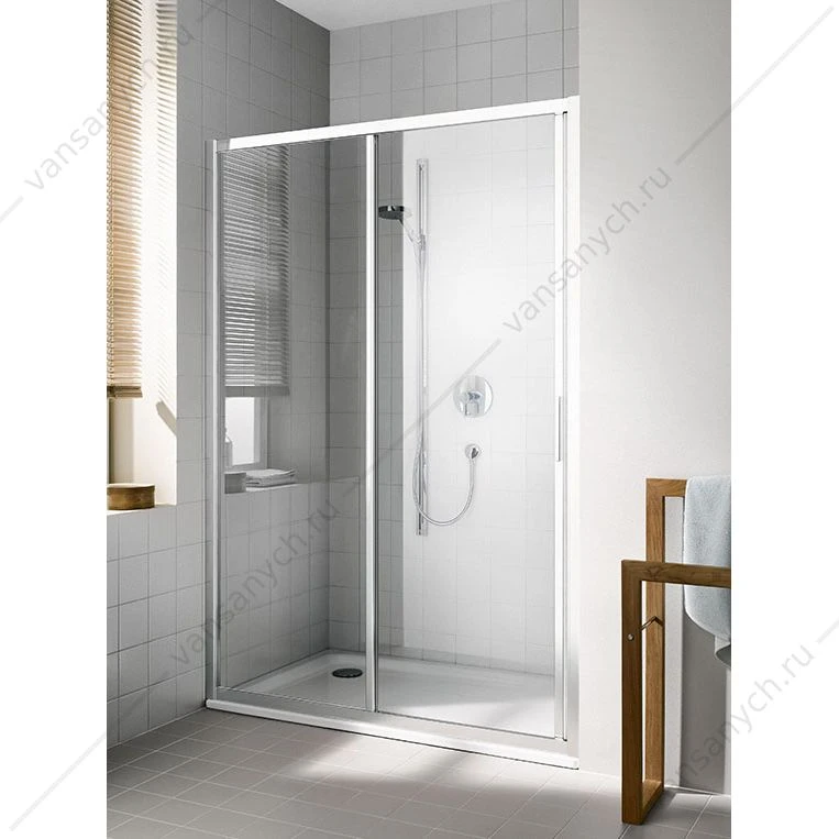 Дверь душевая Kermi CADA XS CK G2L 14020 VPK 2-створ. 1370-1410/2000мм крепл. слева,