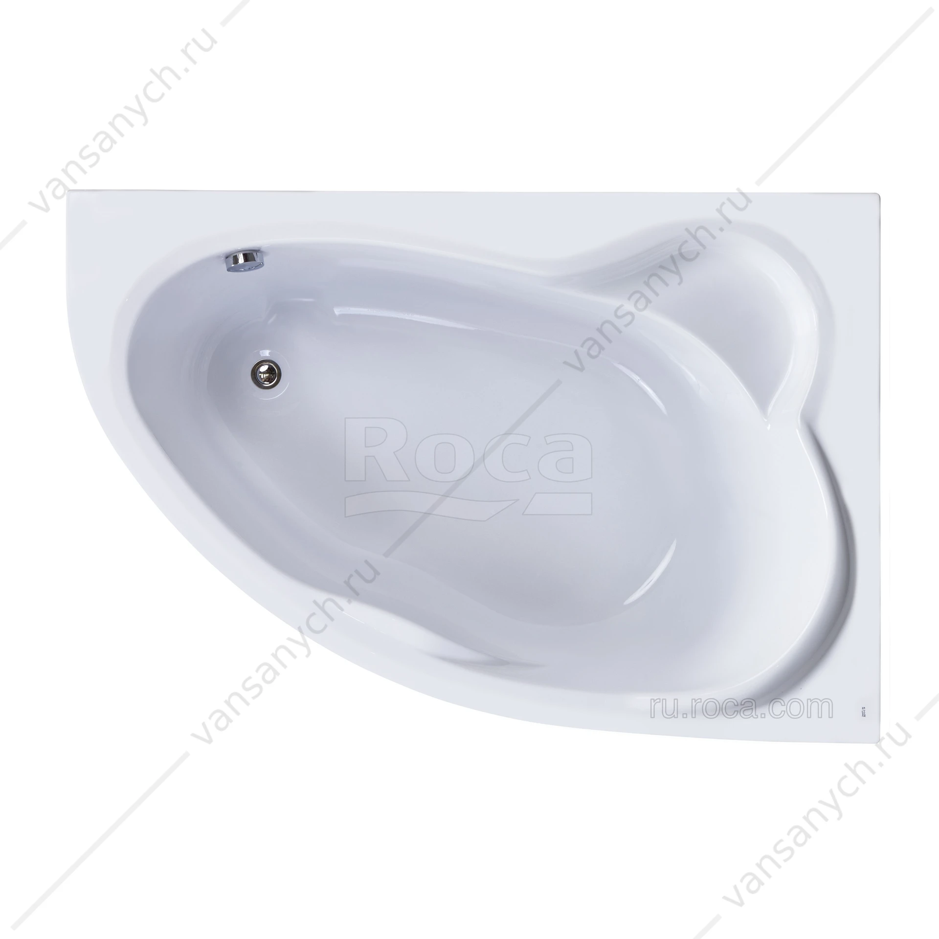 Ванна 170x115 акриловая Luna асимметричная правая ZRU9302912